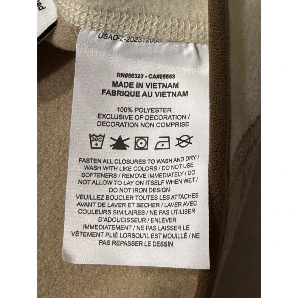 Nike ACG Wolf Tree Half Zip Fleece Top Parachute Beige HJ0237-297 Womens L